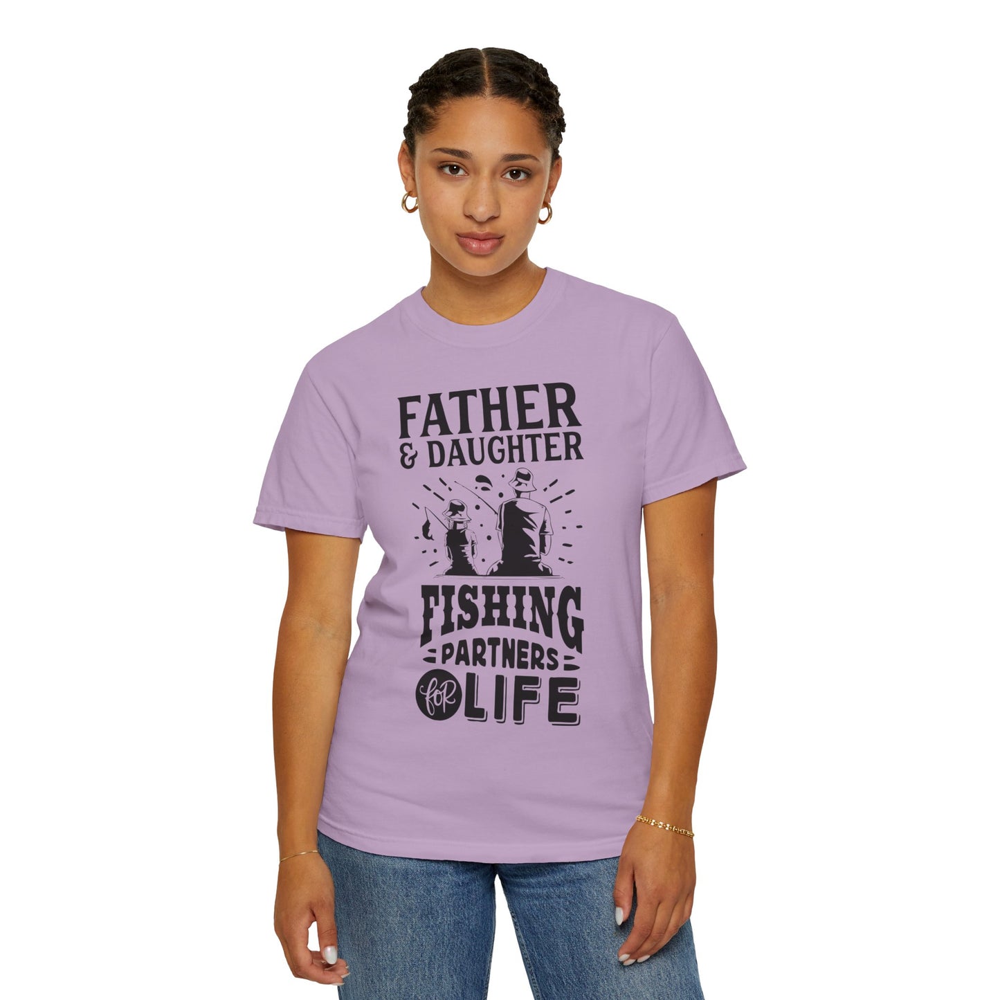 Father and daughter forever: Unisex Garment-Dyed T-shirt