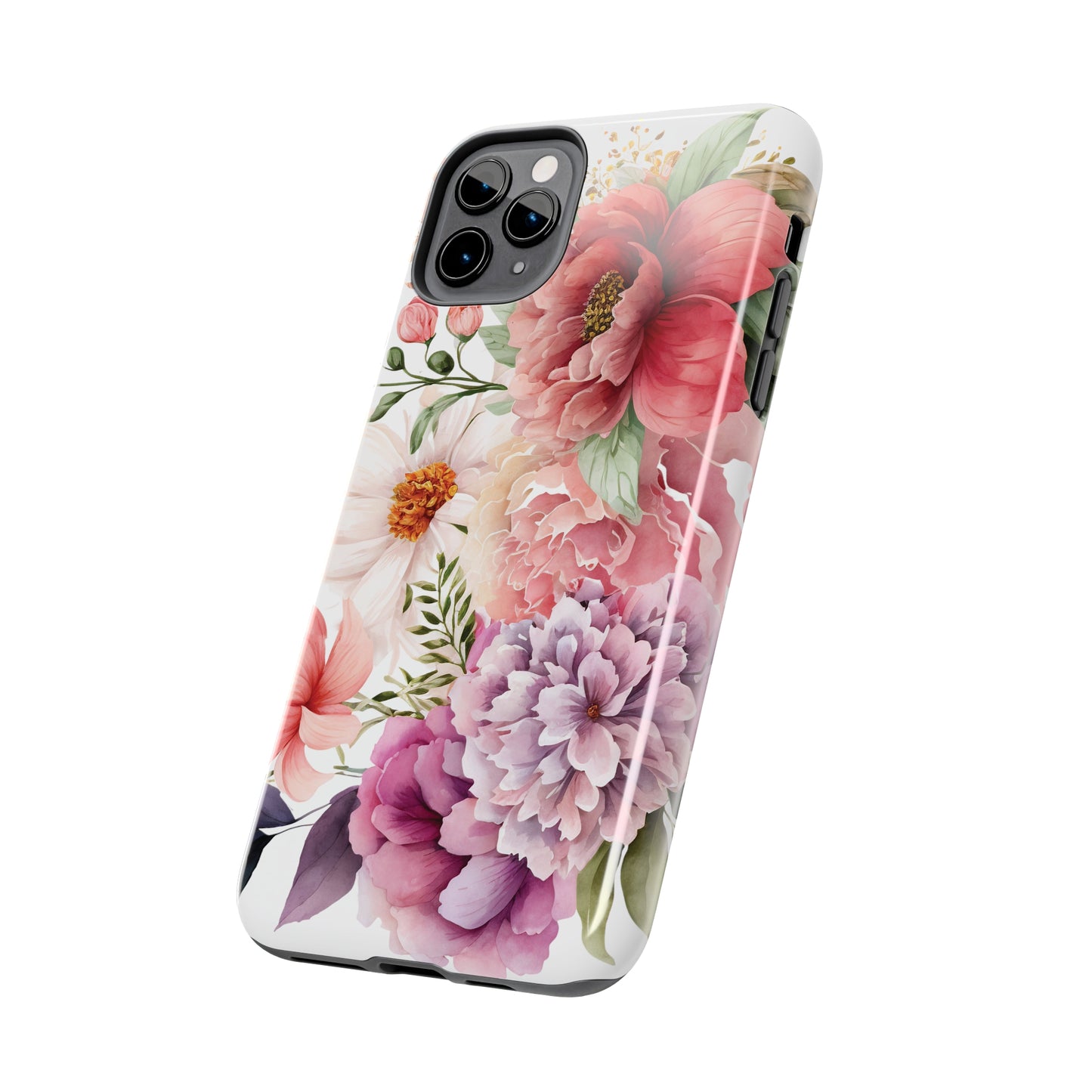 Tough Phone Cases: Watercolor Flower