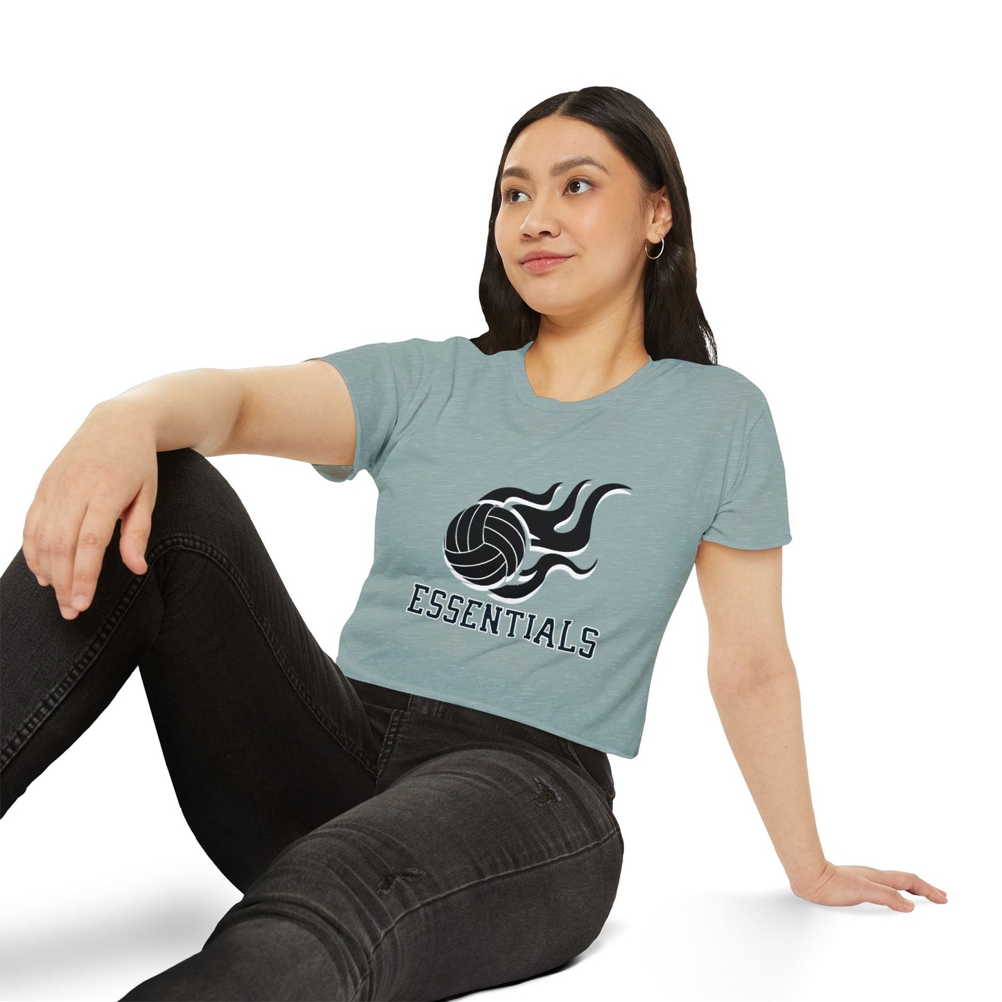 Festival Spirit Women's Crop Top, Summer Top, Sportswear, Graphic Tee, Beachwear, Party Shirt