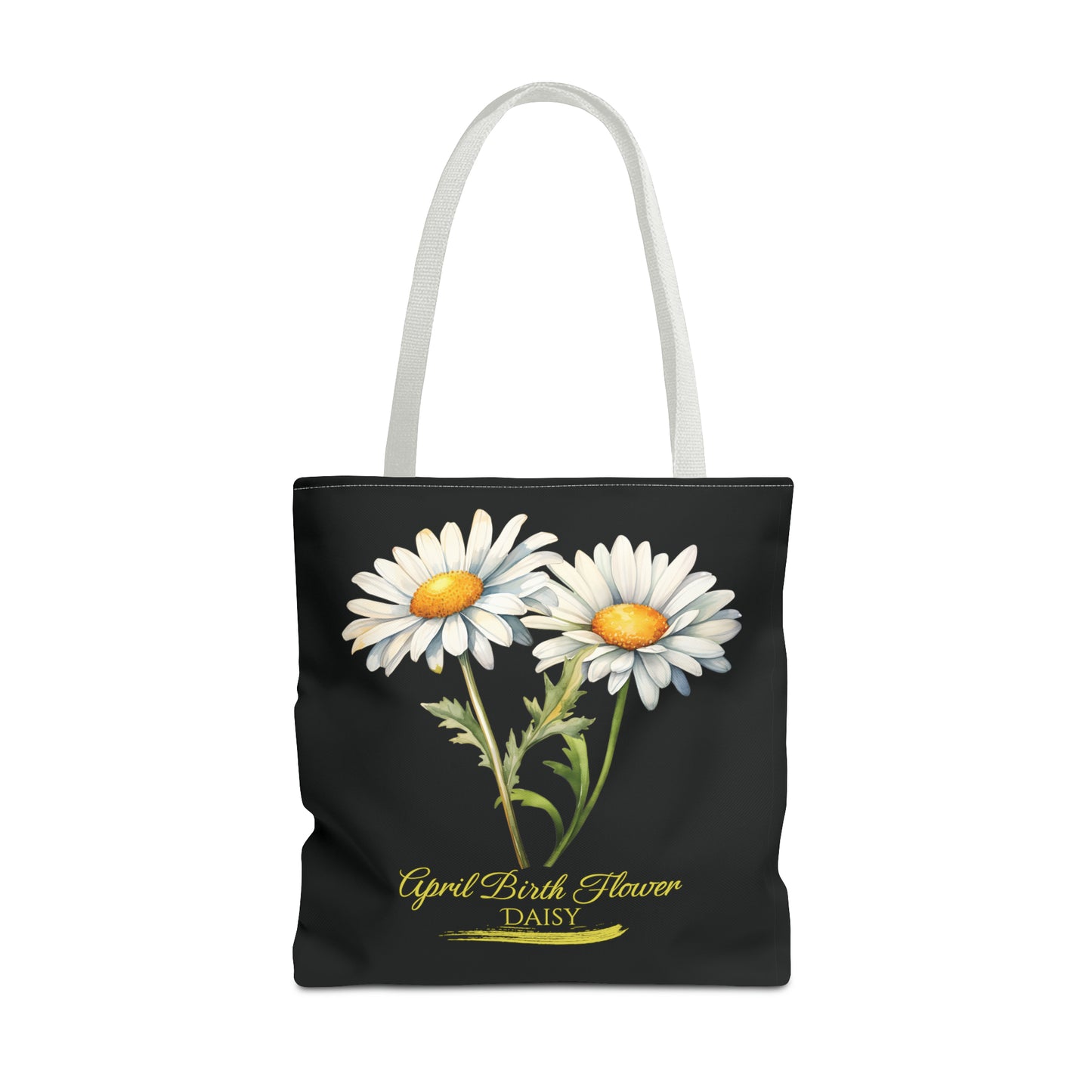 April Birth Flower: Daisy - Tote Bag (AOP)