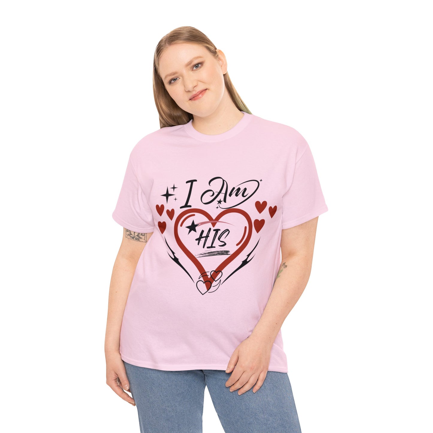 Valentine: I Am His - Unisex Heavy Cotton Tee