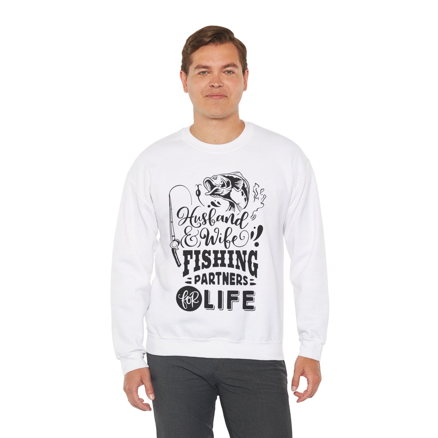 Husband and wife - Unisex Heavy Blend™ Crewneck Sweatshirt