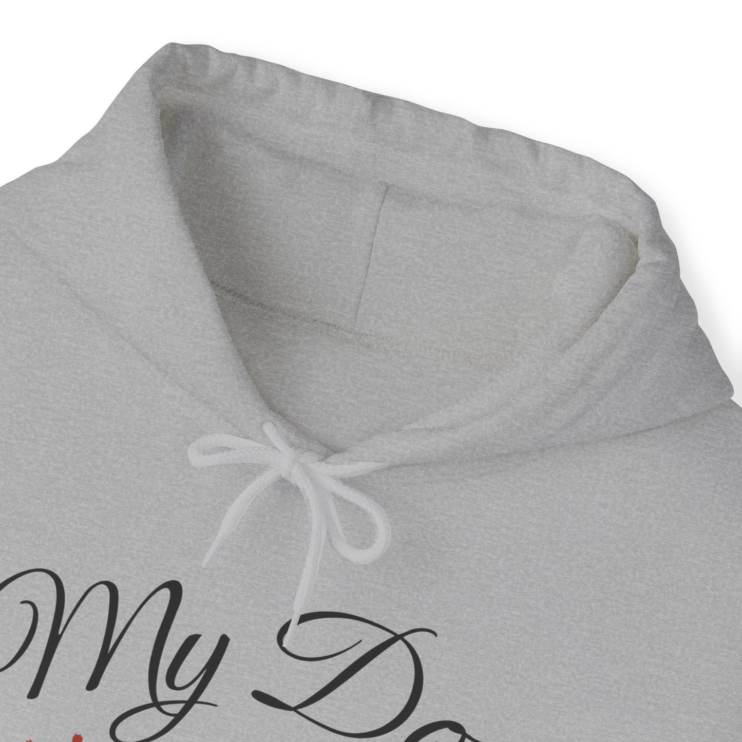 My Dog Is My Valentine - Unisex Heavy Blend™ Hooded Sweatshirt