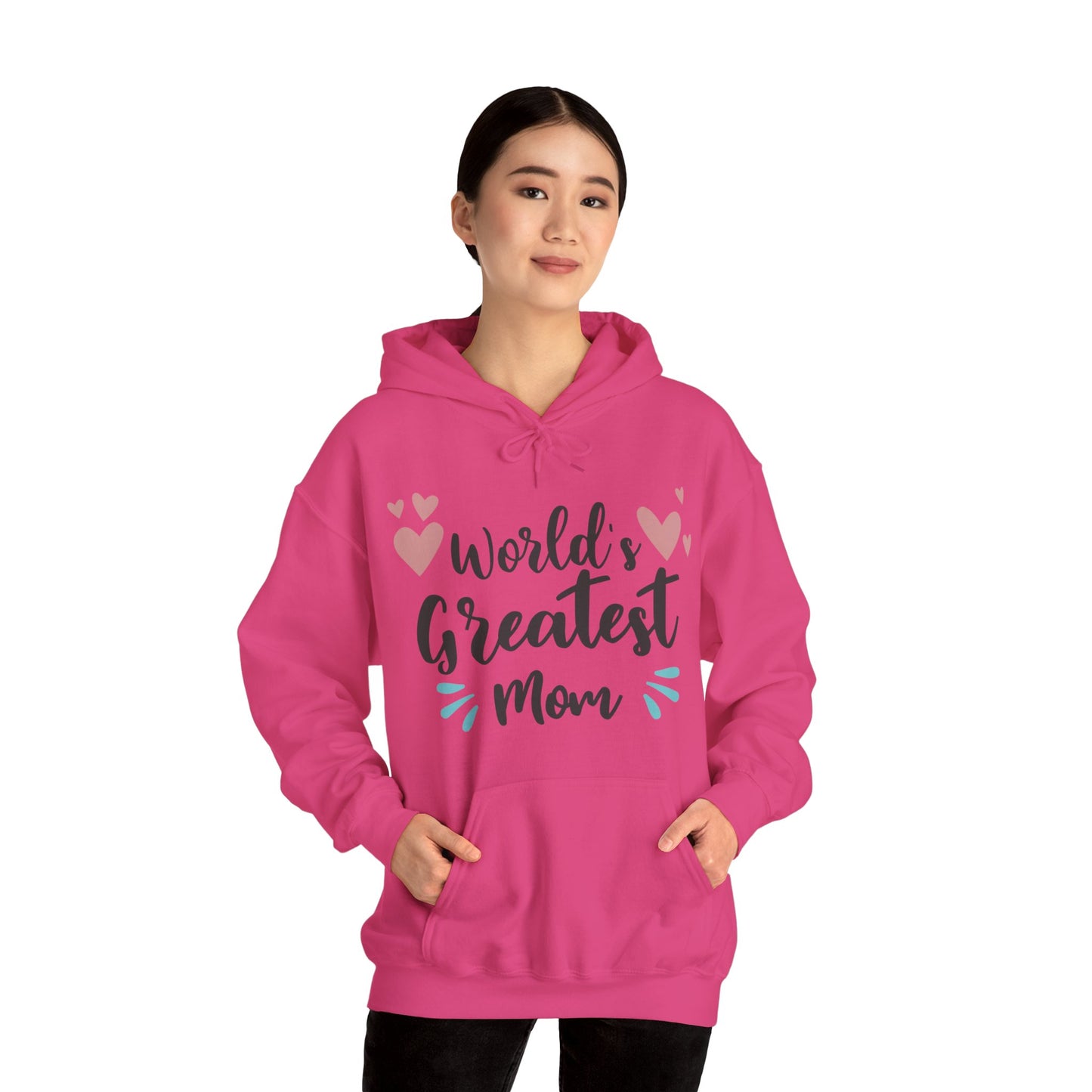 Worl Greatest Mom - Unisex Heavy Blend™ Hooded Sweatshirt