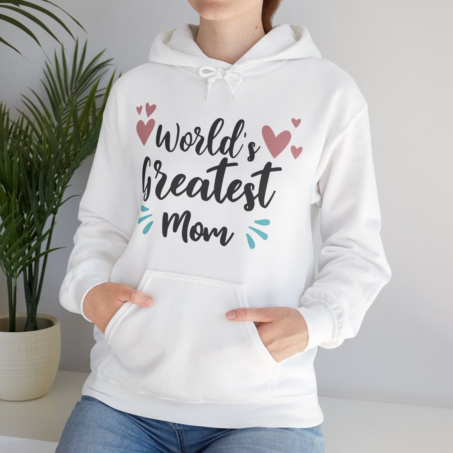 Worl Greatest Mom - Unisex Heavy Blend™ Hooded Sweatshirt