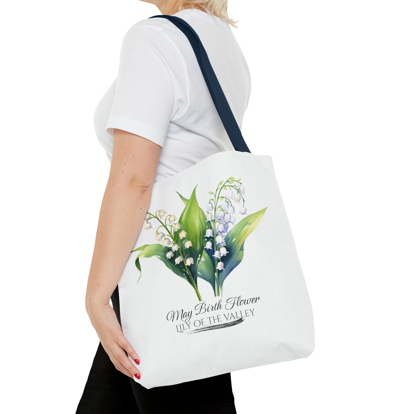 May Birth Flower: Lily of the valley - Tote Bag (AOP)