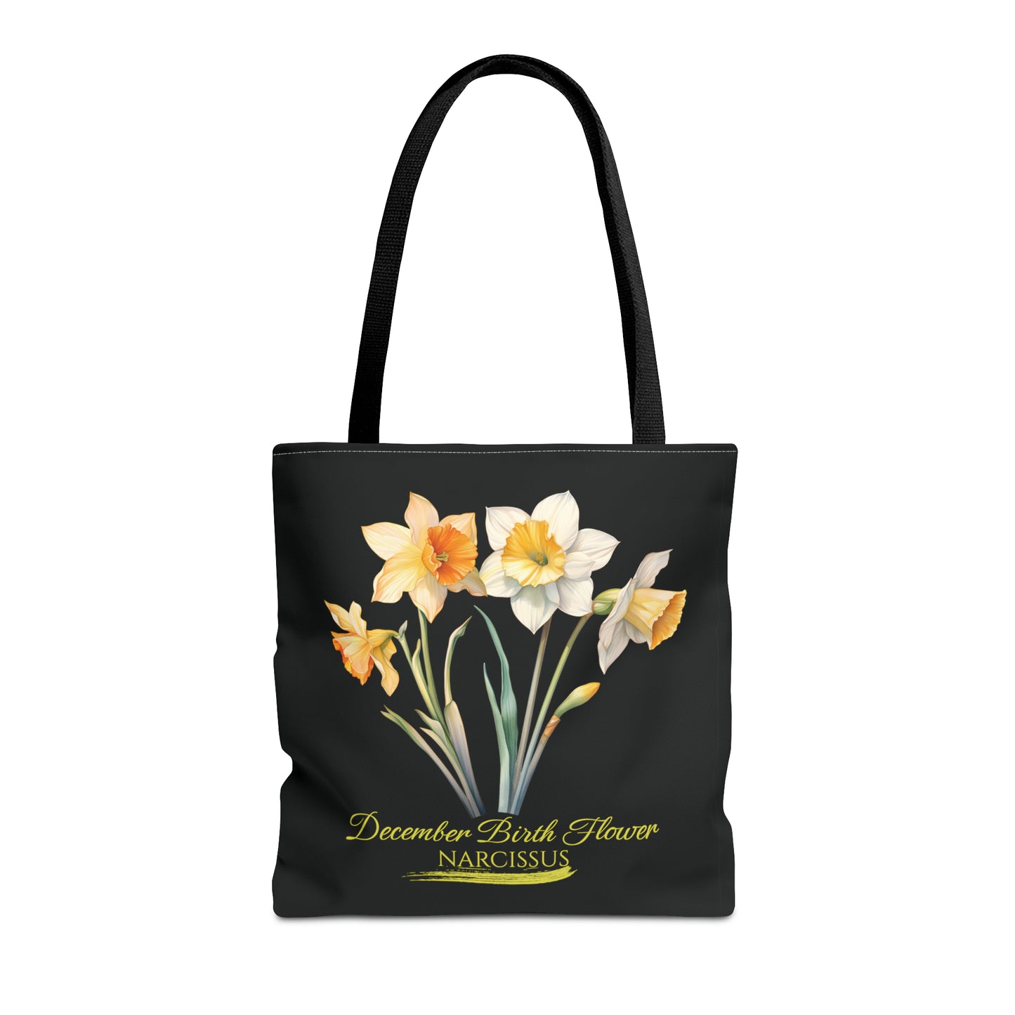 December Birth Flower: Narcissus - Tote Bag (AOP)