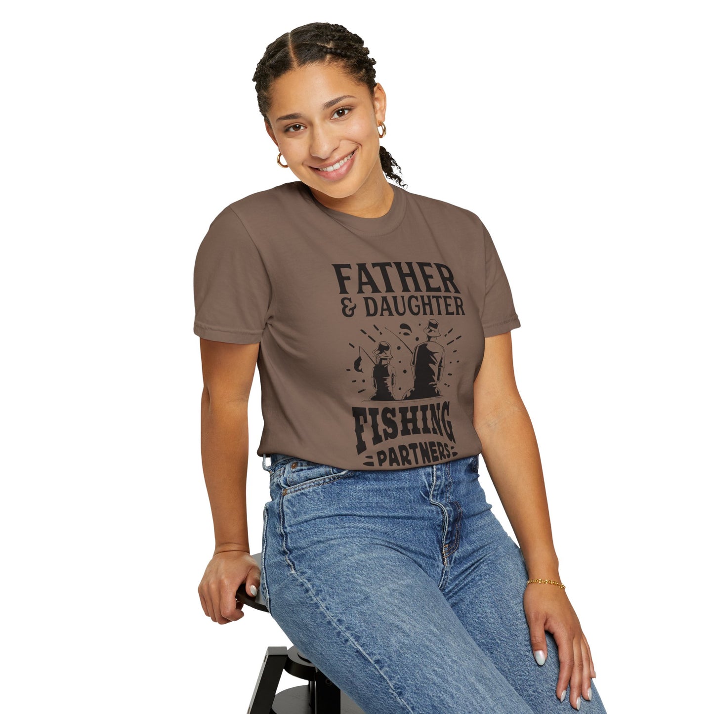 Father and daughter forever: Unisex Garment-Dyed T-shirt