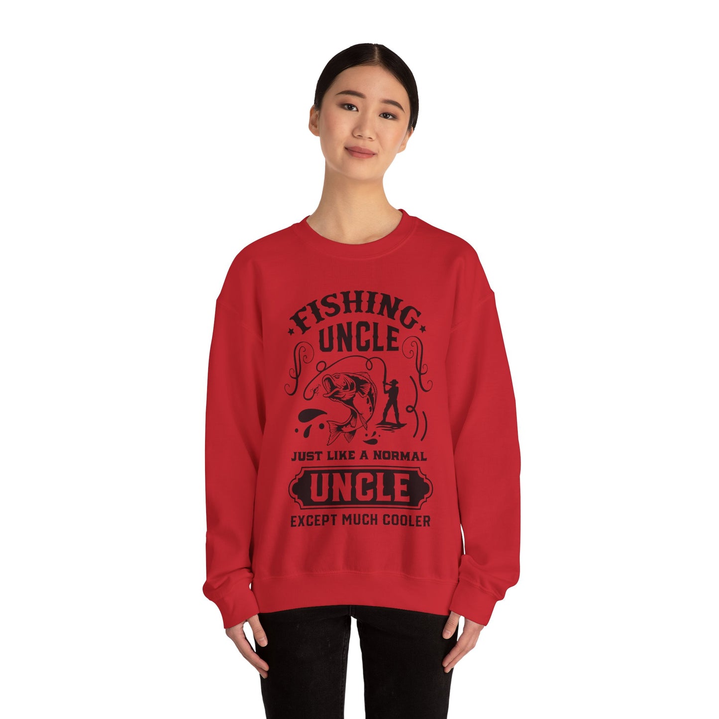 Fishing Uncle - Unisex Heavy Blend™ Crewneck Sweatshirt