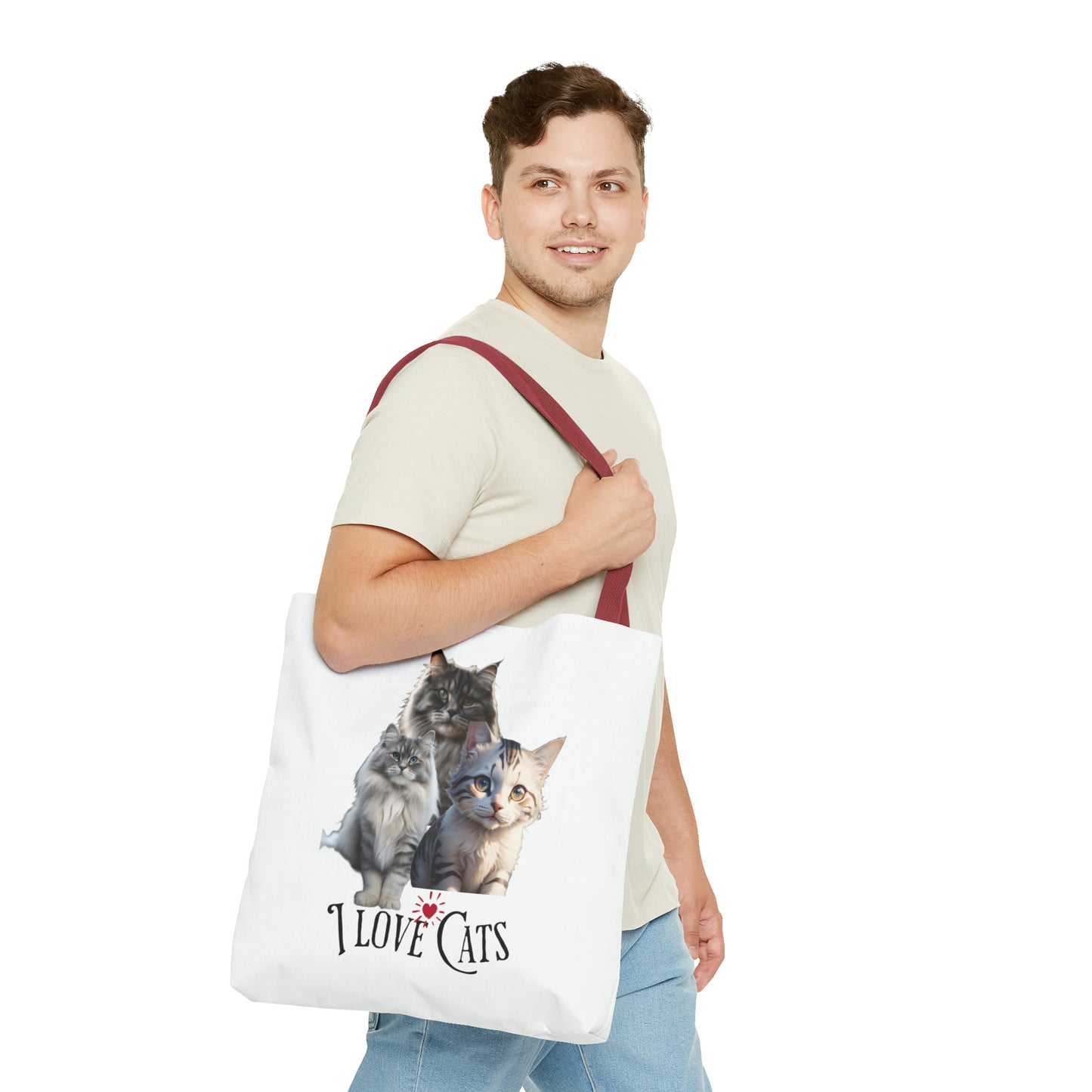 I love Cats - Tote Bag (AOP)