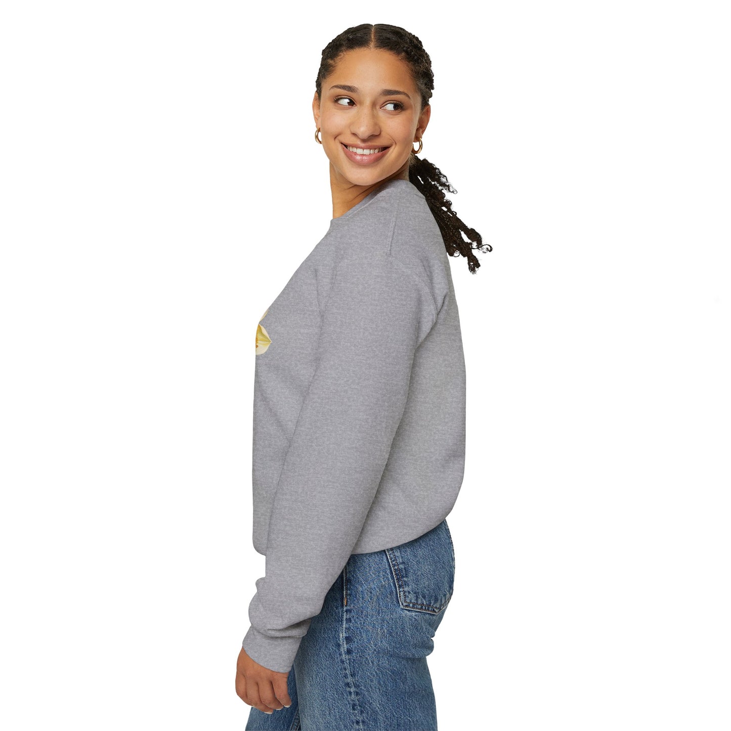 March Birth Flower (Daffodil) - Unisex Heavy Blend™ Crewneck Sweatshirt