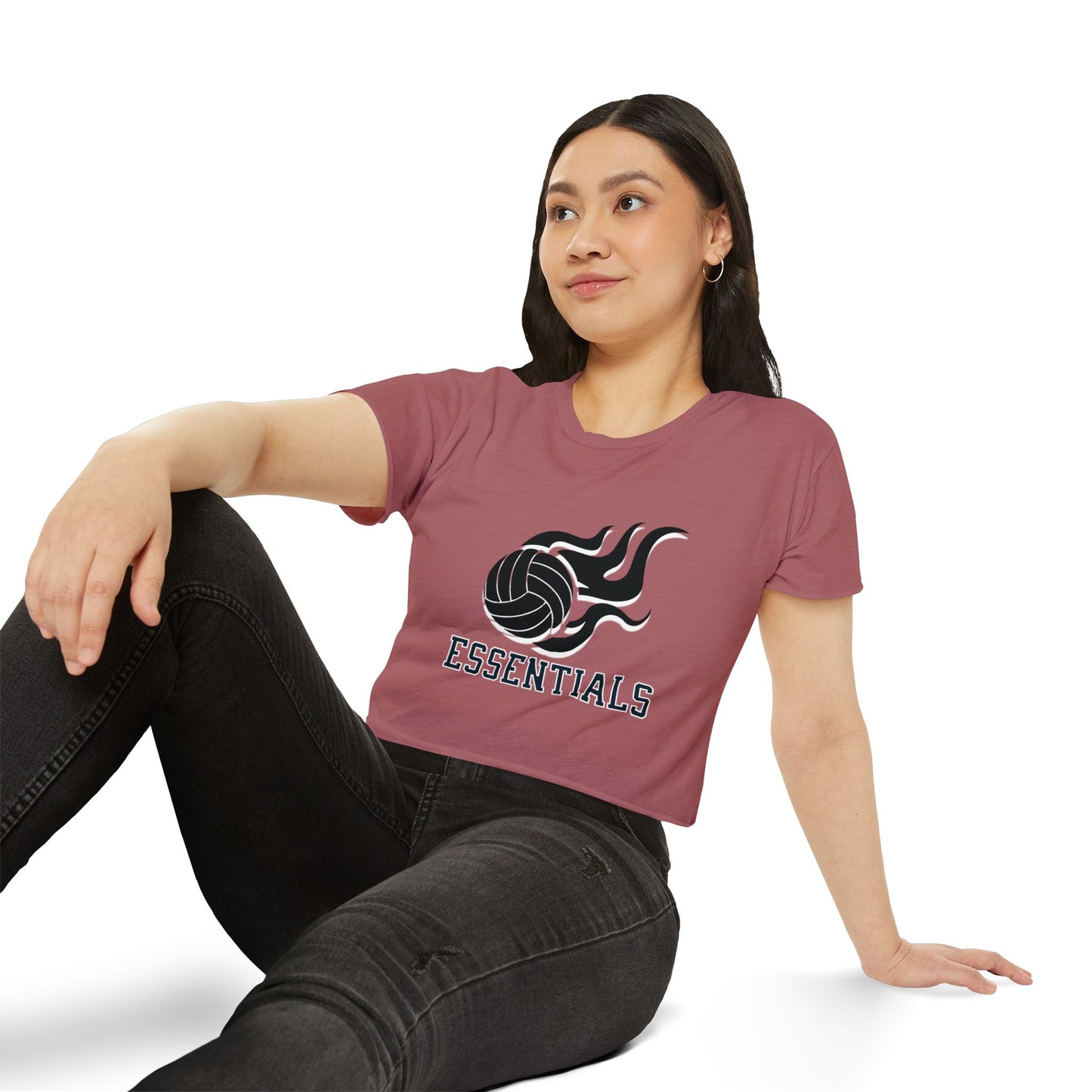 Festival Spirit Women's Crop Top, Summer Top, Sportswear, Graphic Tee, Beachwear, Party Shirt