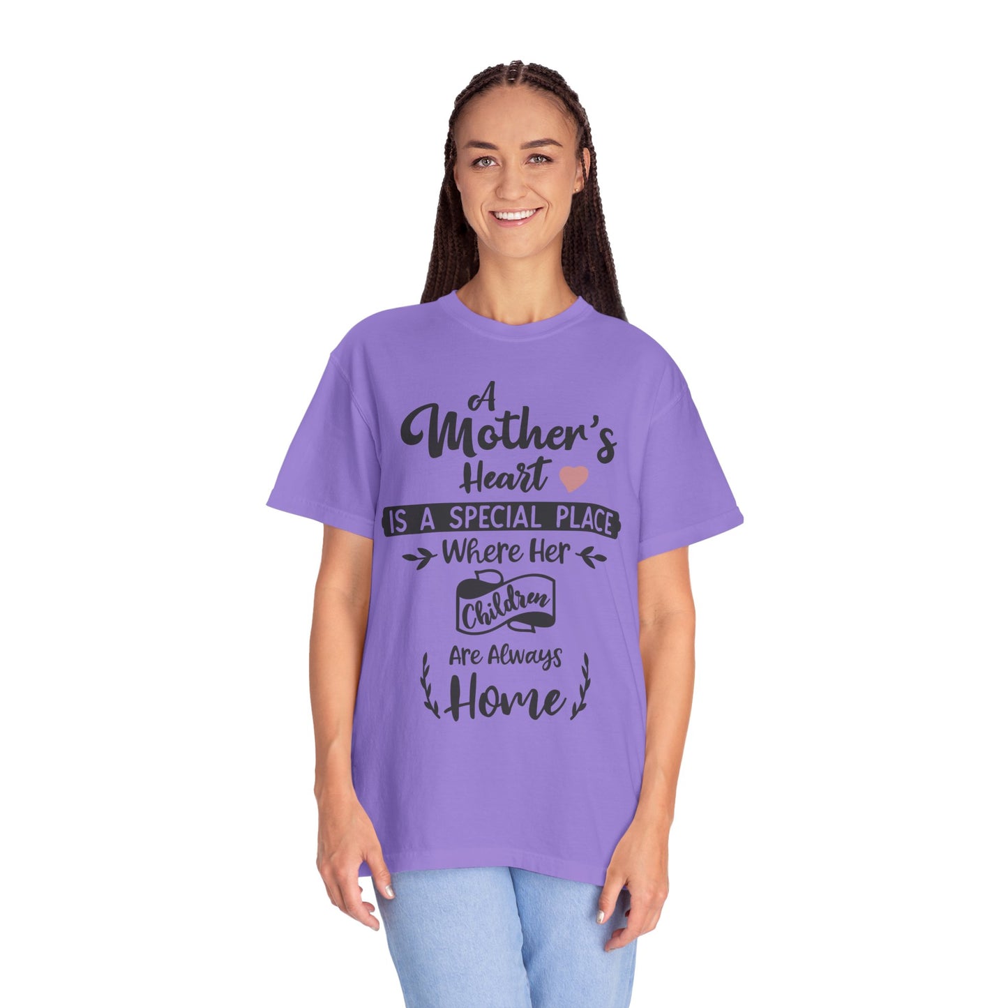 Mother's heart is a special place - Unisex Garment-Dyed T-shirt