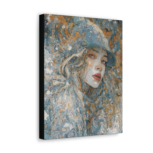 Beautiful Woman Abstract Art: Canvas Gallery Wraps