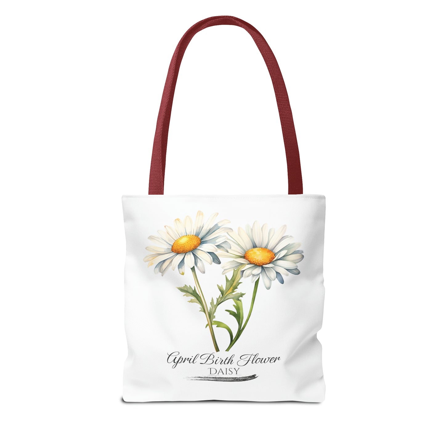 April Birth Flower: Daisy - Tote Bag (AOP)