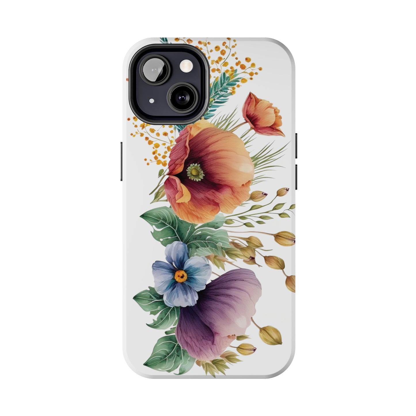 Tough Phone Cases: Watercolor Flower