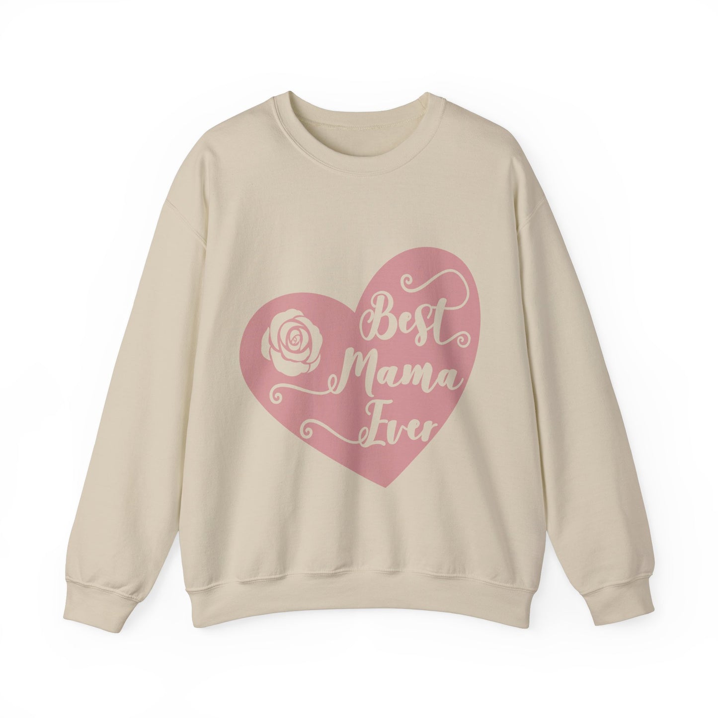 Best Mom Ever Heart - Unisex Heavy Blend™ Crewneck Sweatshirt