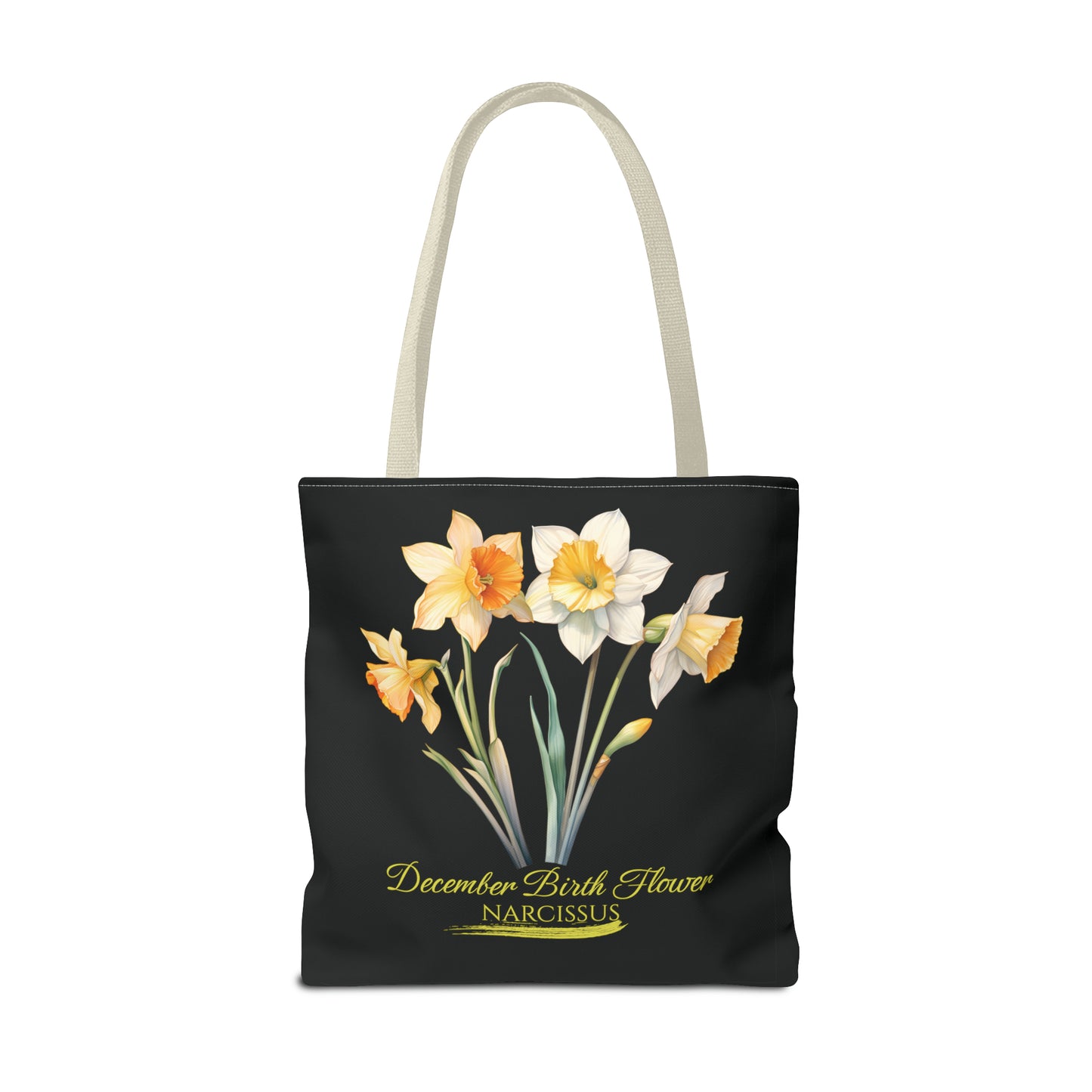 December Birth Flower: Narcissus - Tote Bag (AOP)