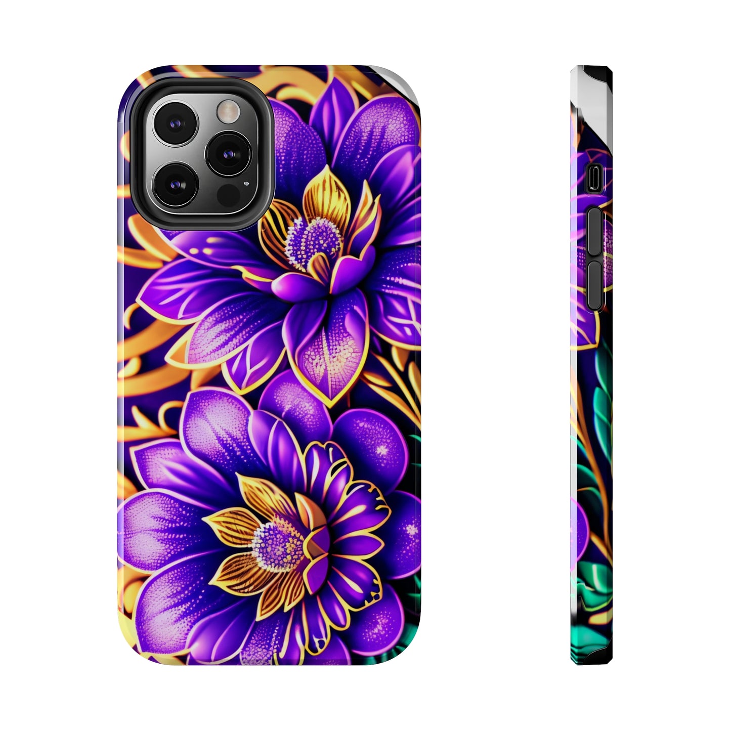 Tough Phone Cases: Fantasy Blossom Flowers