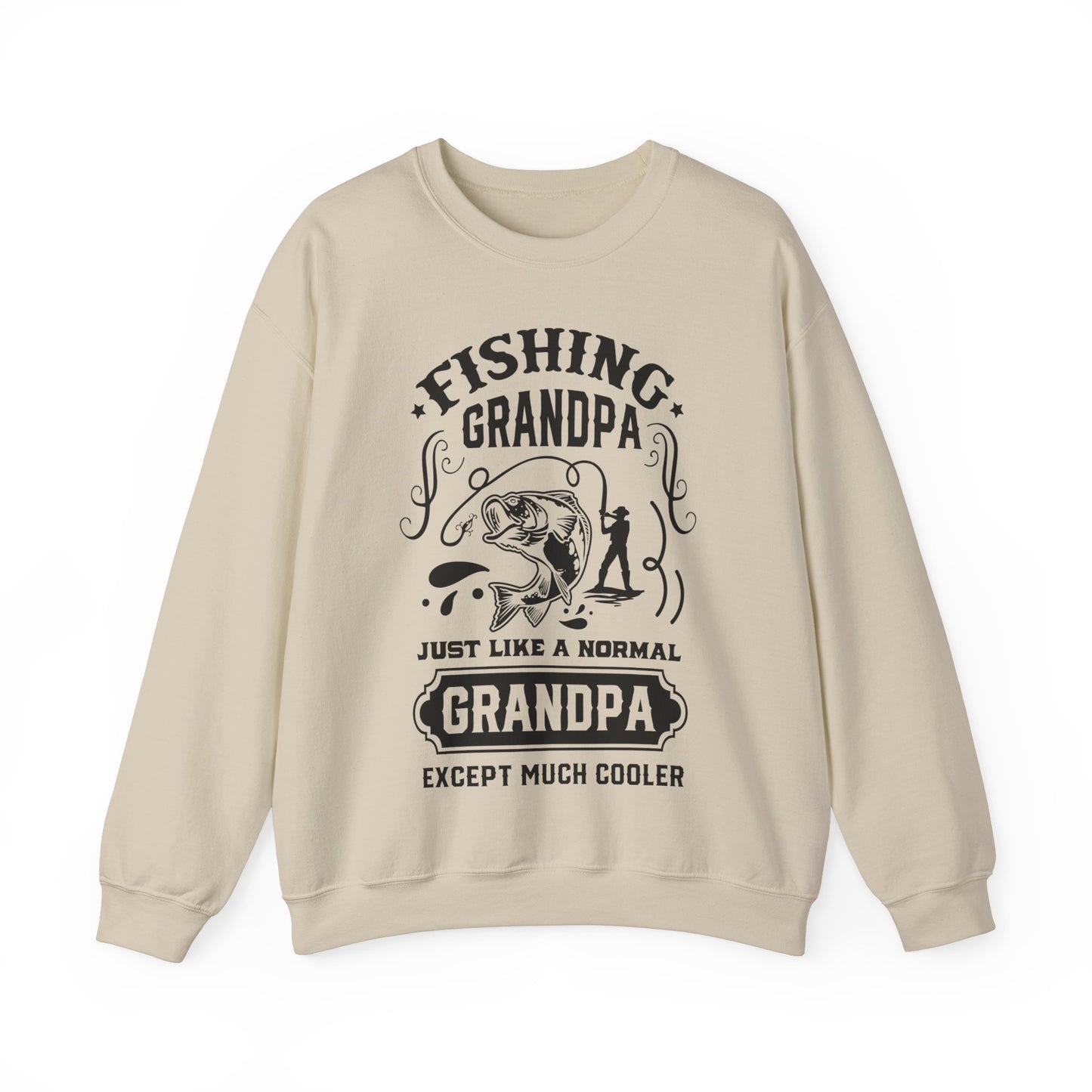 Fishing Grandpa - Unisex Heavy Blend™ Crewneck Sweatshirt