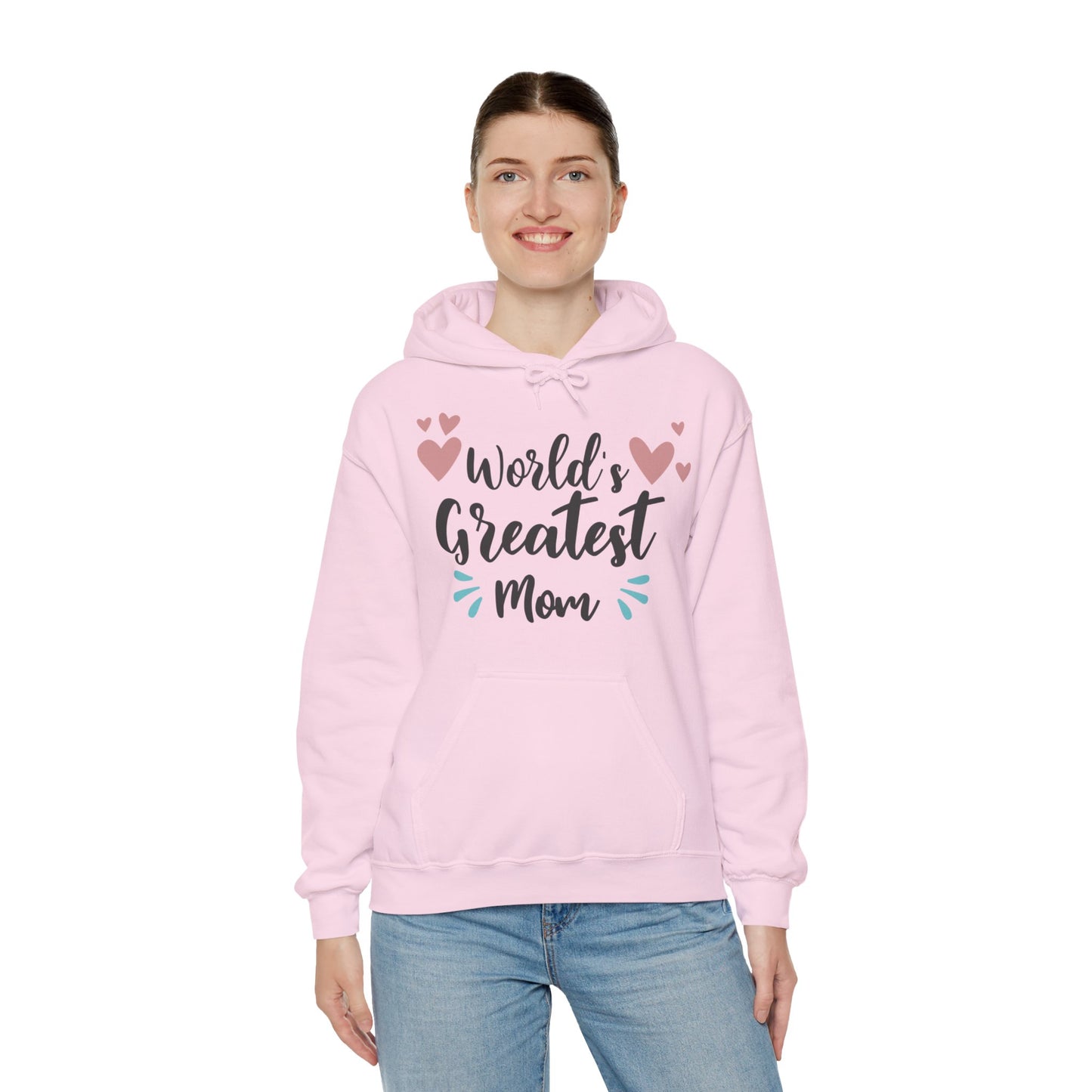 Worl Greatest Mom - Unisex Heavy Blend™ Hooded Sweatshirt