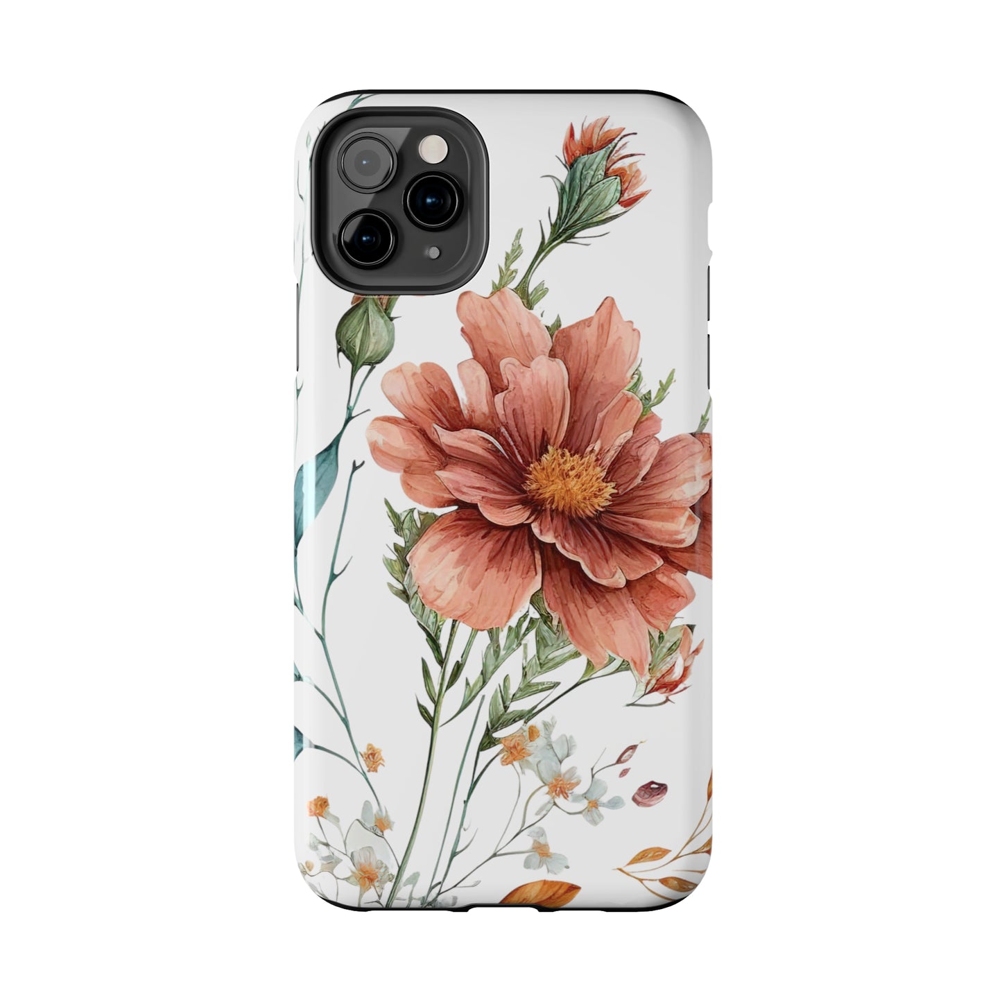 Tough Phone Cases: Watercolor Flower