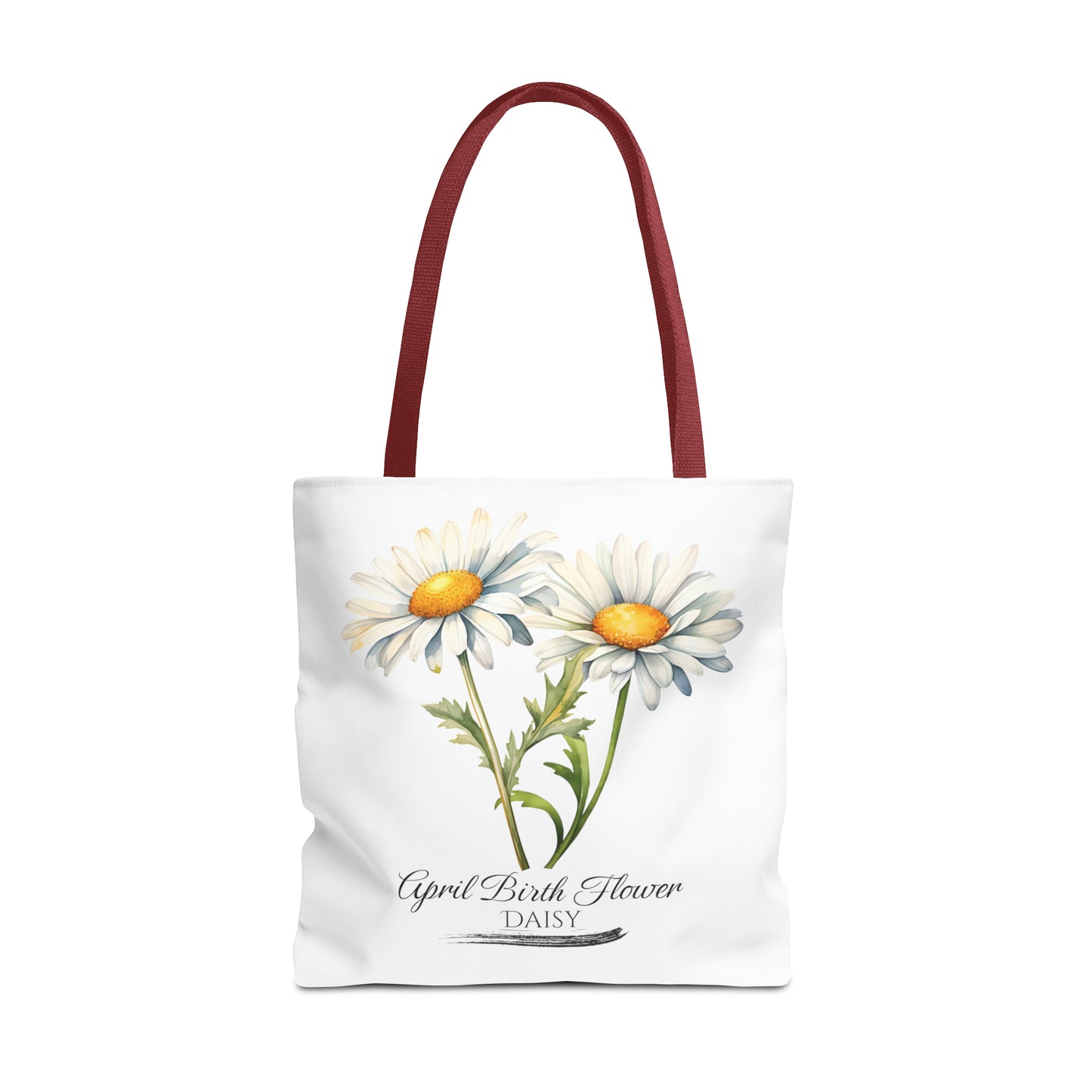 April Birth Flower: Daisy - Tote Bag (AOP)