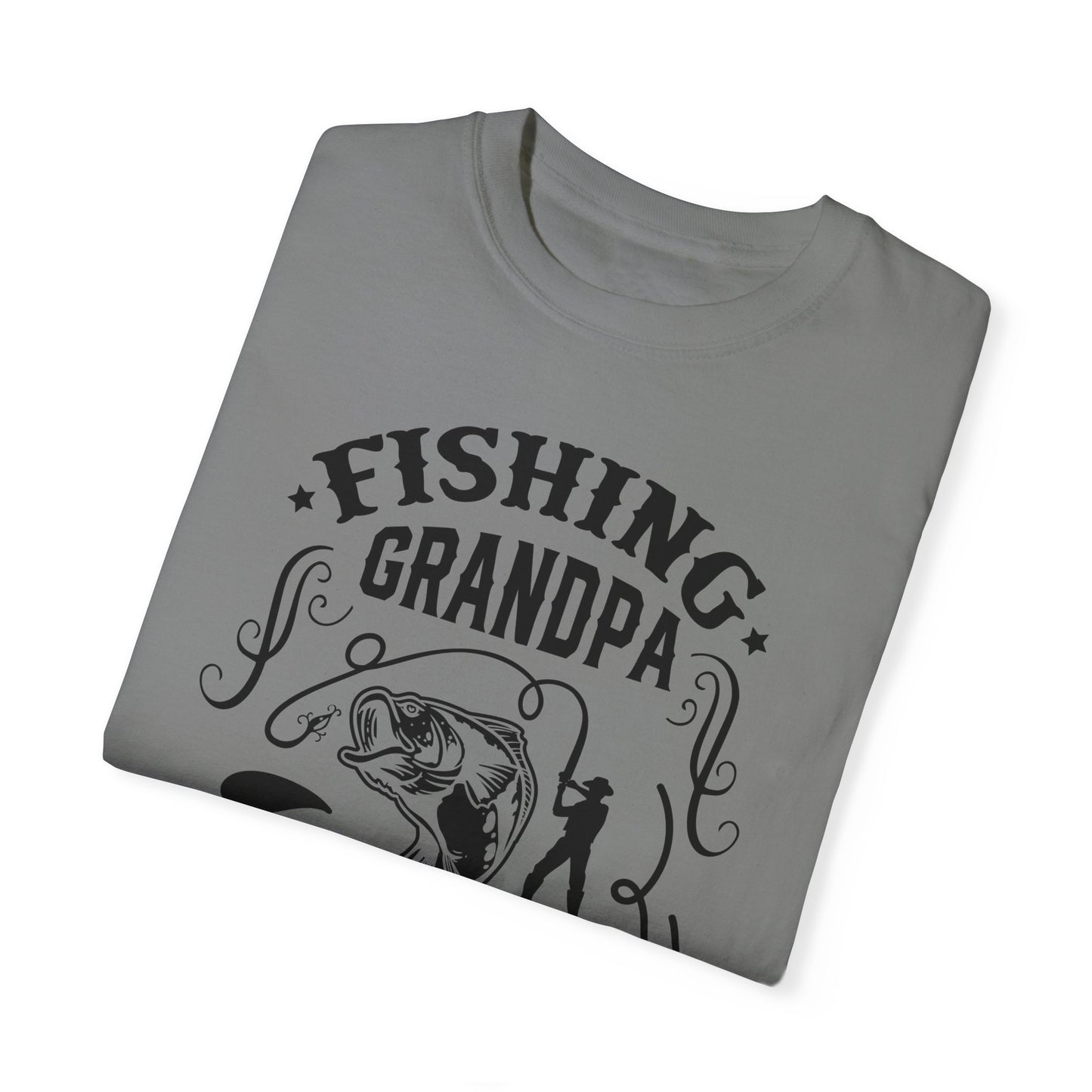 Fishing Grandpa is cool: Unisex Garment-Dyed T-shirt