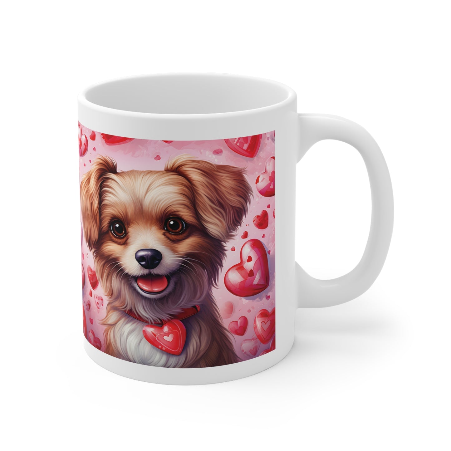 Valentine's Dog: Ceramic Mug 11oz