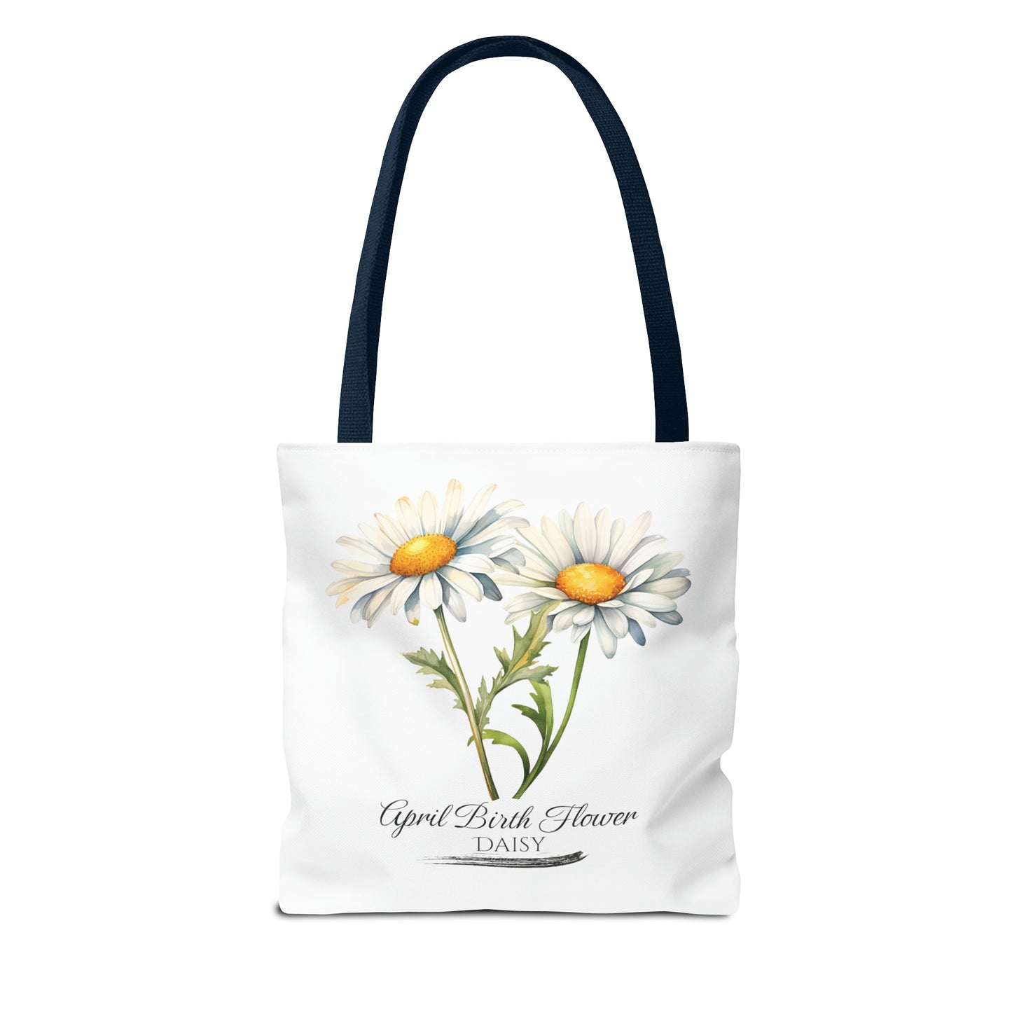 April Birth Flower: Daisy - Tote Bag (AOP)