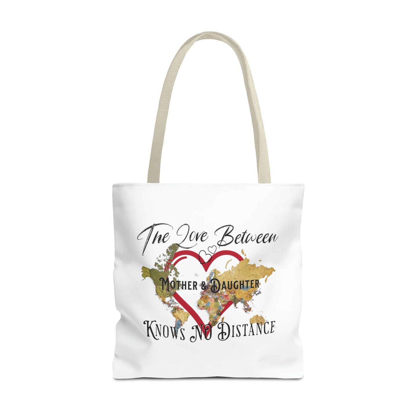 The love between mother and daughter knows no distance - Tote Bag (AOP)