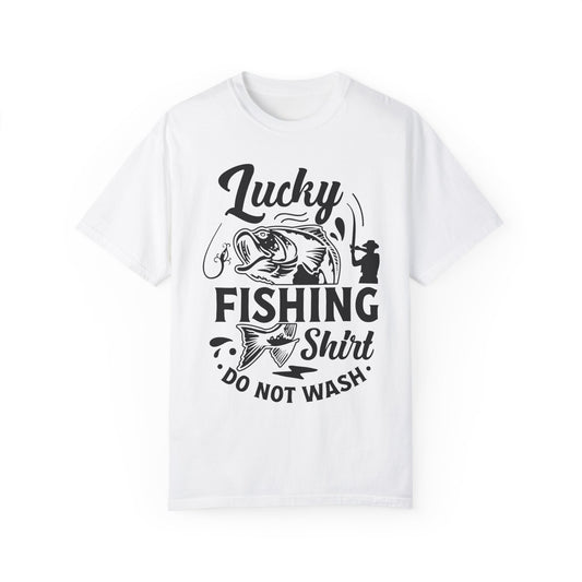 Lucky fishing shirt: Unisex Garment-Dyed T-shirt